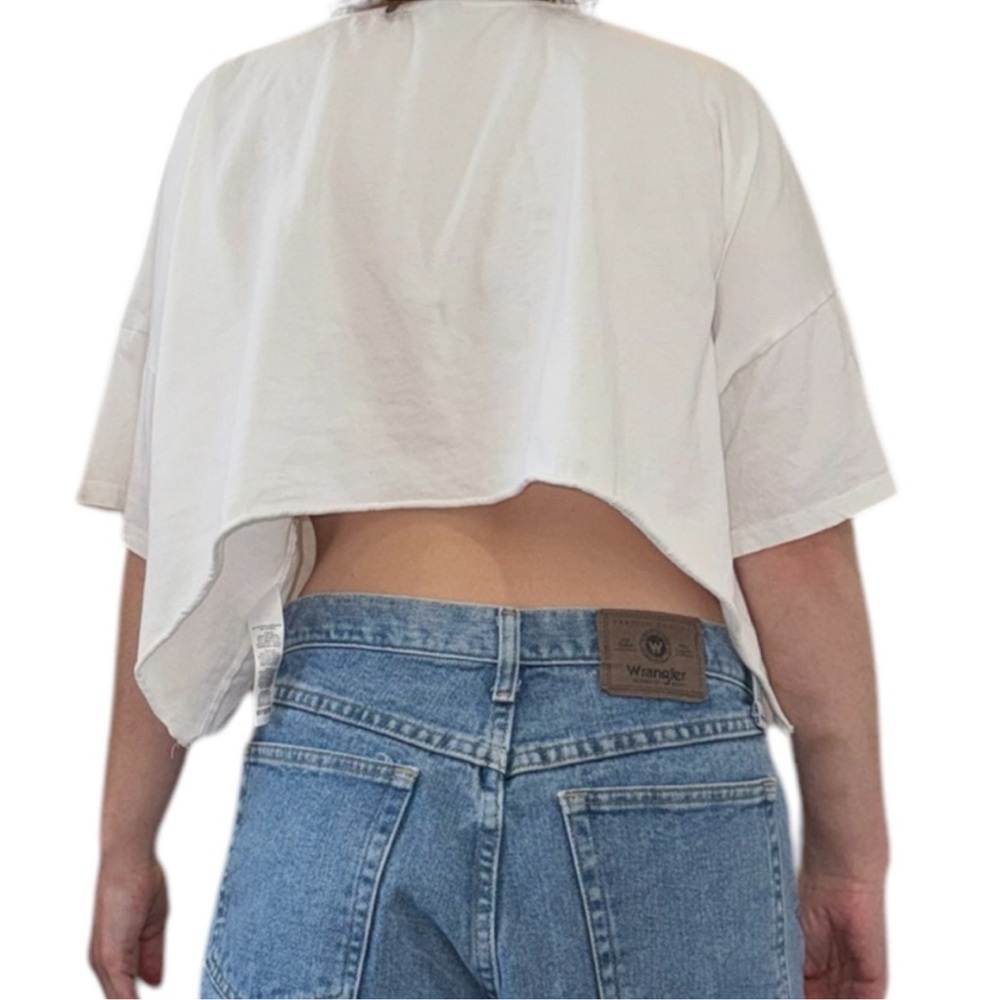ASOS White Cropped Boxy Tee - Picture 3 of 10